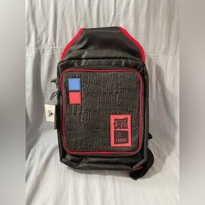 NEW‎ Walt Disney Parks Star Wars Darth Vader Black/Red/Blue Sling Strapped Bag